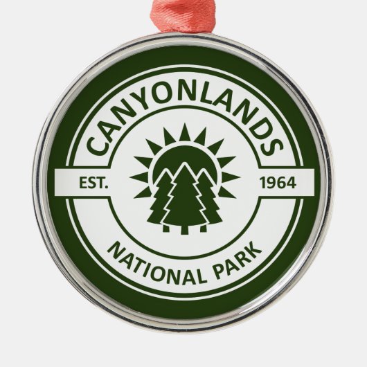 Nationaal park Canyonlands Metalen Ornament (Voorkant)