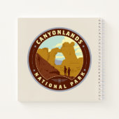 Nationaal park Canyonlands Notitieboek (Achterkant)