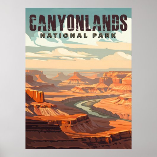 Nationaal park Canyonlands Poster (Voorkant)