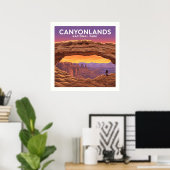 Nationaal Park  Canyonlands Poster (Thuiskantoor)