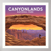 Nationaal Park  Canyonlands Poster (Voorkant)