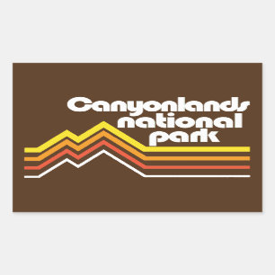 Nationaal park Canyonlands Rechthoekige Sticker