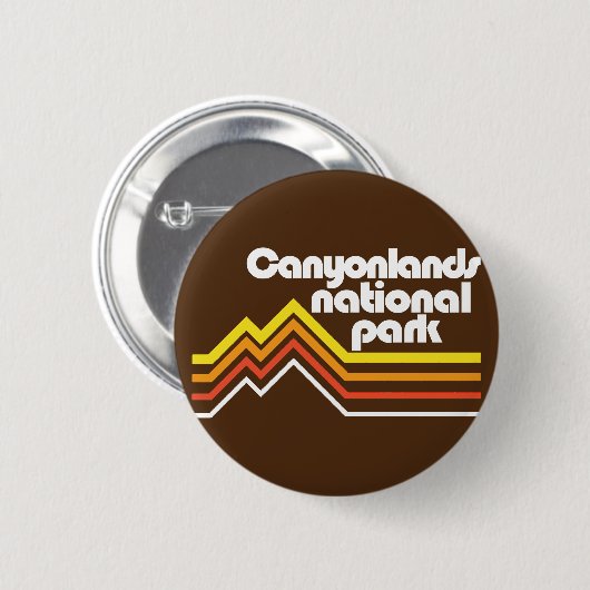 Nationaal park Canyonlands Ronde Button 5,7 Cm (Voorkant /achterkant)