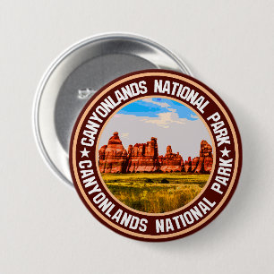 Nationaal park Canyonlands Ronde Button 7,6 Cm