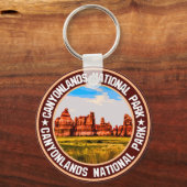 Nationaal park Canyonlands Sleutelhanger (Achterkant)