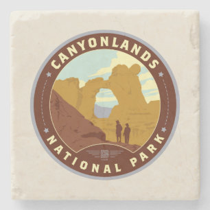 Nationaal park Canyonlands Stenen Onderzetter