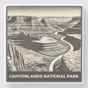 Nationaal park Canyonlands Stenen Onderzetter