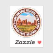 Nationaal park Canyonlands Sticker (Vel)