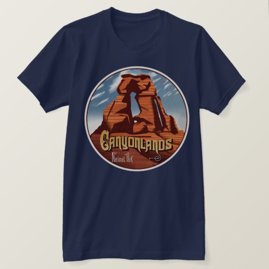 Nationaal park Canyonlands T-shirt (Design voorkant)