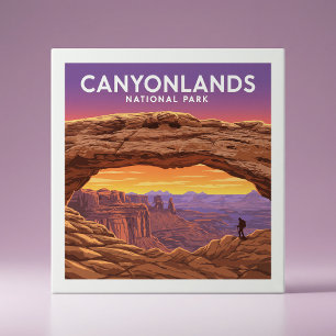 Nationaal Park  Canyonlands Tegeltje