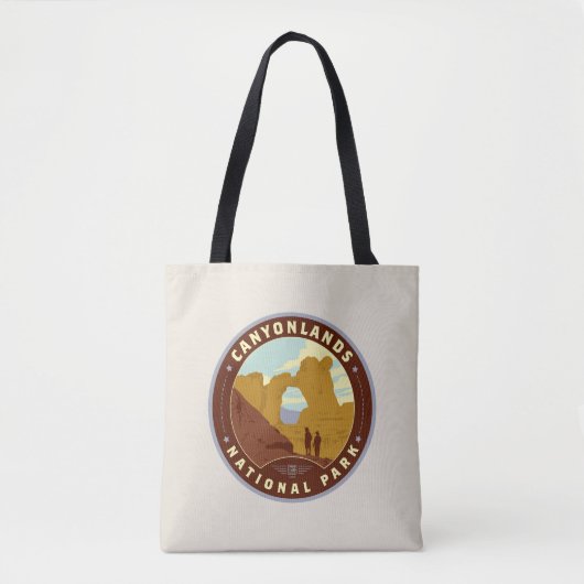 Nationaal park Canyonlands Tote Bag (Voorkant)