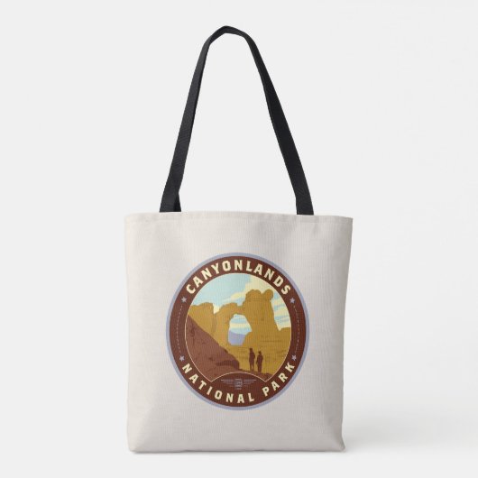 Nationaal park Canyonlands Tote Bag (Achterkant)