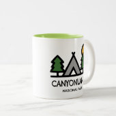 Nationaal park Canyonlands Tweekleurige Koffiemok (Voorkant rechts)