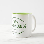 Nationaal park Canyonlands Tweekleurige Koffiemok (Voorkant rechts)