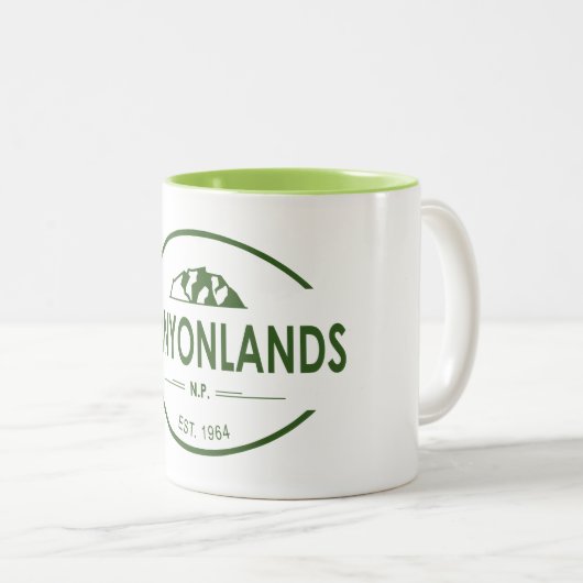 Nationaal park Canyonlands Tweekleurige Koffiemok (Voorkant rechts)