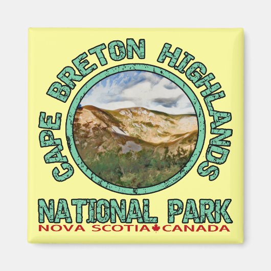 Nationaal park Cape Breton Highlands Magneet (Voorkant)