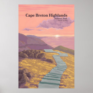 Nationaal park Cape Breton Highlands Nova Scotia Poster