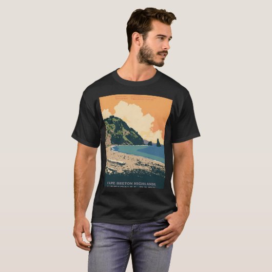 Nationaal park Cape Breton Highlands T-shirt (Voorkant volledig)