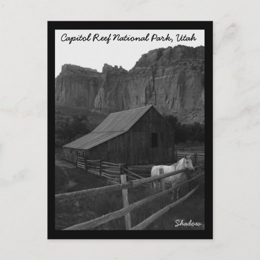 Nationaal park Capitol Reef Briefkaart (Voorkant)
