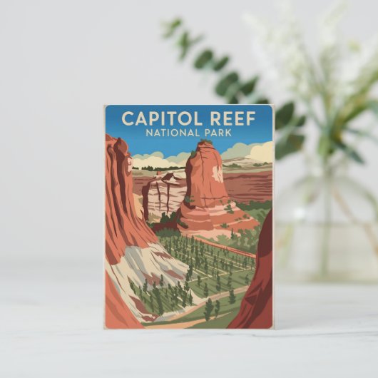 Nationaal park Capitol Reef  Briefkaart (Staand voorkant)