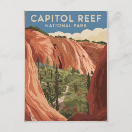 Nationaal park Capitol Reef  Briefkaart