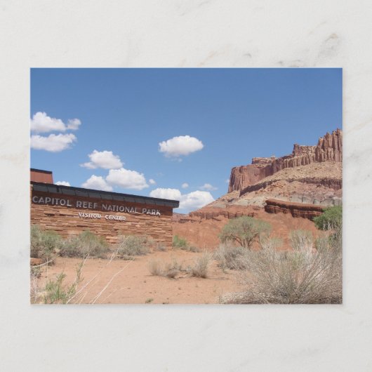 Nationaal park Capitol Reef Briefkaart (Voorkant)