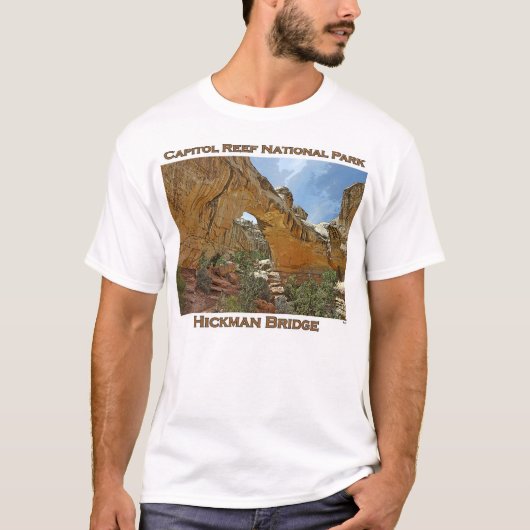 Nationaal park Capitol reef-Hickman-brug T-shirt (Voorkant)