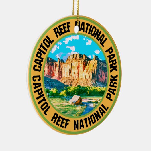 Nationaal park Capitol Reef Keramisch Ornament (Rechts)