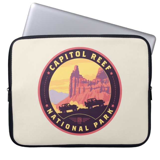 Nationaal park Capitol Reef Laptop Sleeve (Voorkant)