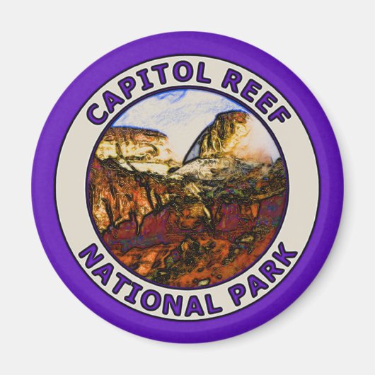 Nationaal park Capitol Reef Magneet (Voorkant)