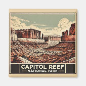 Nationaal park Capitol Reef Magneet (Voorkant)