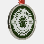 Nationaal park Capitol Reef Metalen Ornament (Rechts)