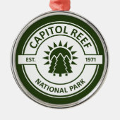 Nationaal park Capitol Reef Metalen Ornament (Voorkant)
