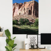 Nationaal park Capitol Reef Poster (Thuiskantoor)