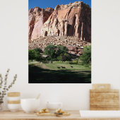Nationaal park Capitol Reef Poster (Keuken)