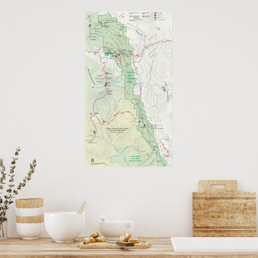 Nationaal park Capitol Reef Poster (Keuken)
