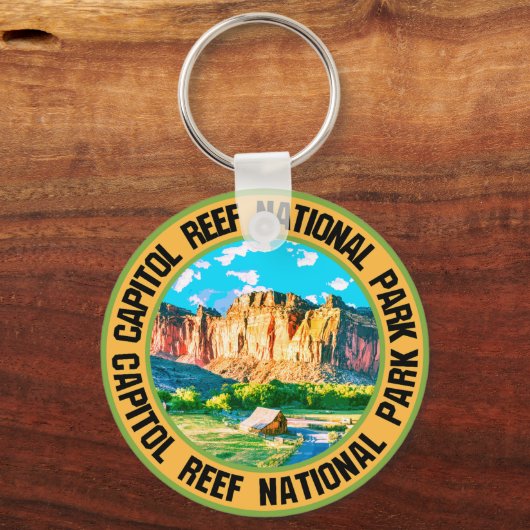 Nationaal park Capitol Reef Sleutelhanger (Voorkant)