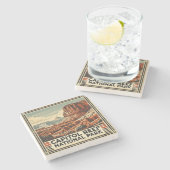 Nationaal park Capitol Reef Stenen Onderzetter (Zijkant)