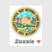 Nationaal park Capitol Reef Sticker (Vel)