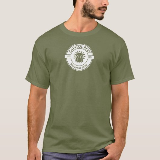 Nationaal park Capitol Reef T-shirt (Voorkant)