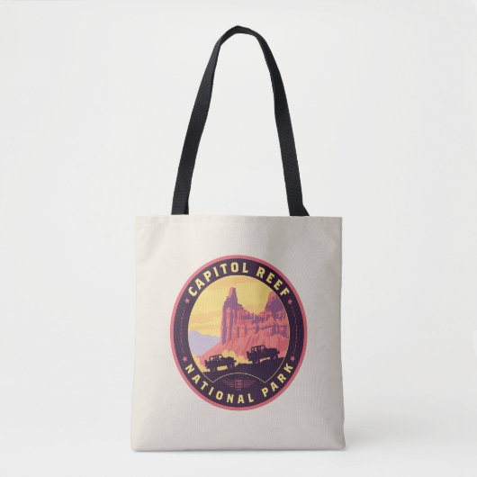 Nationaal park Capitol Reef Tote Bag (Voorkant)