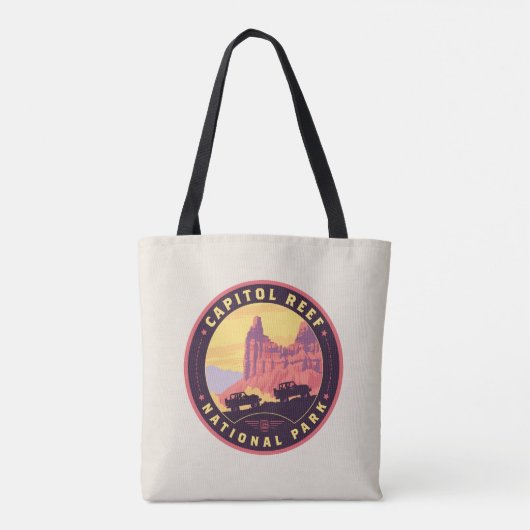 Nationaal park Capitol Reef Tote Bag (Achterkant)