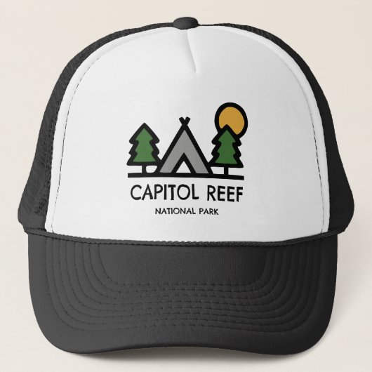 Nationaal park Capitol Reef Trucker Pet (Voorkant)