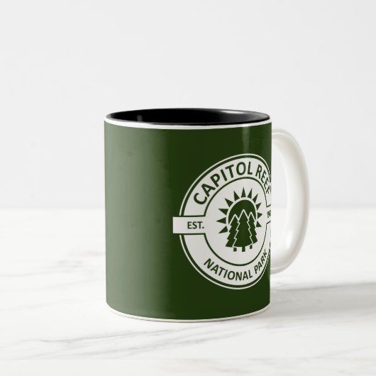 Nationaal park Capitol Reef Tweekleurige Koffiemok (Voorkant rechts)