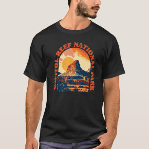 Nationaal park Capitol reef Utah 80s Vieb R T-shirt