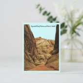 Nationaal park Capitol Reef, Utah Briefkaart (Staand voorkant)