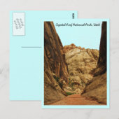 Nationaal park Capitol Reef, Utah Briefkaart (Voorkant / Achterkant)