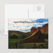 Nationaal park Capitol Reef, Utah Briefkaart (Voorkant / Achterkant)
