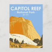 Nationaal park Capitol reef Utah Golden Throne Briefkaart (Voorkant)