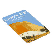 Nationaal park Capitol reef Utah Golden Throne Magneet (Rechterzijde)